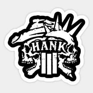 hank williams Sticker